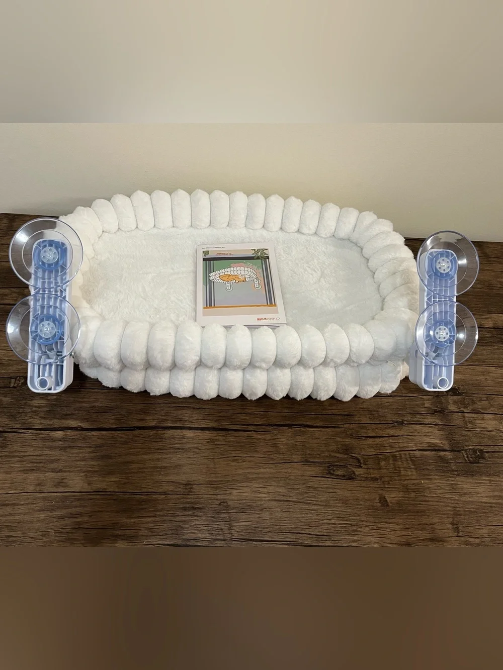 Plush White Pet Nest window bed